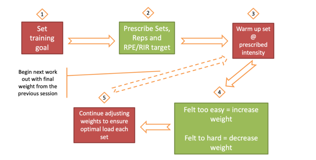 The autoregulation approach to training